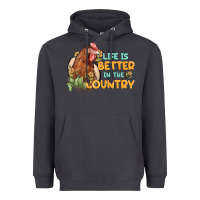 Smoke life is better in the country Heavyweight Hoodie - MaliasSmallBusiness