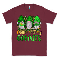 Burgundy st patrick s chillin with my gnomies Classic Tee - JahusDesignShop
