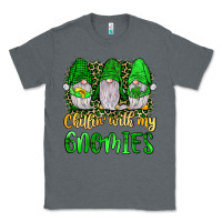 Charcoal Heather st patrick s chillin with my gnomies Classic Tee - JahusDesignShop