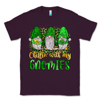 Plum st patrick s chillin with my gnomies Classic Tee - JahusDesignShop