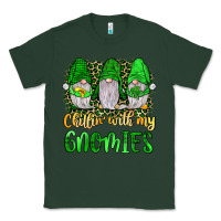 Sports Green st patrick s chillin with my gnomies Classic Tee - JahusDesignShop