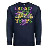 Navy laissez les bon temps rouler Premium Sweatshirt - MaliasSmallBusiness