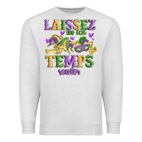Oatmeal Heather laissez les bon temps rouler Premium Sweatshirt - MaliasSmallBusiness