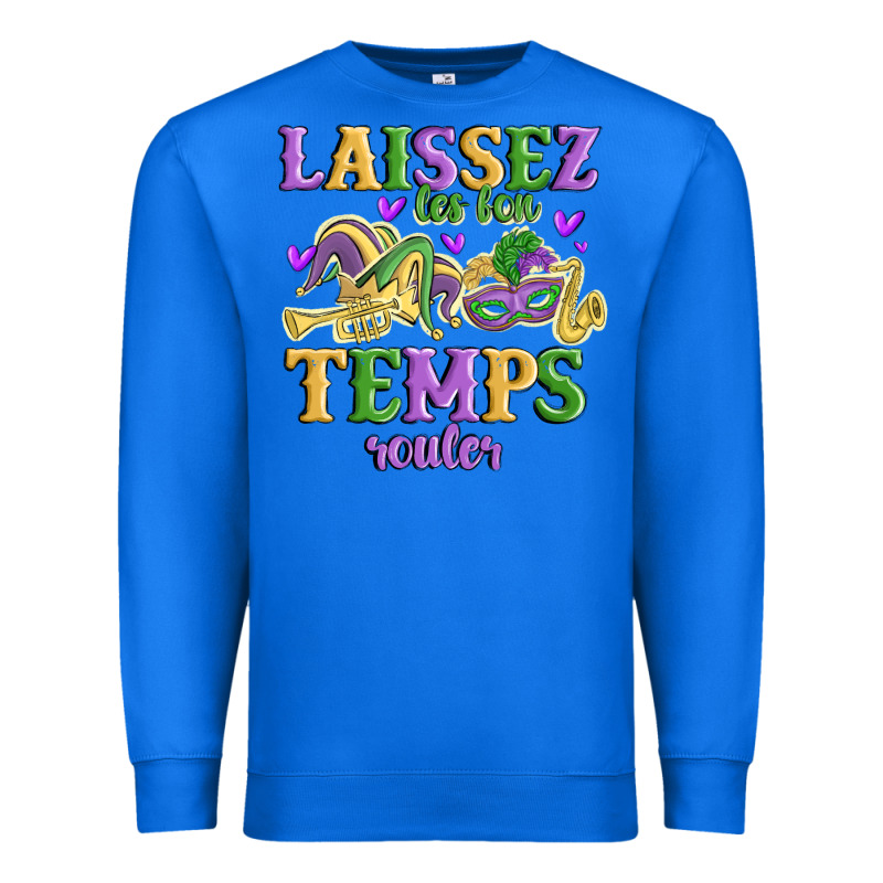 Laissez Les Bon Temps Rouler Premium Sweatshirt by MaliasSmallBusiness | Teevron