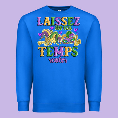 Laissez Les Bon Temps Rouler Premium Sweatshirt Designed By Maliassmallbusiness