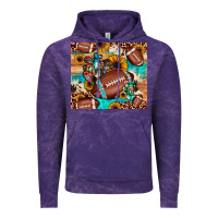 Cloud Purple football cactus sunflower Vintage Hoodie - JahusDesignShop