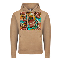 Vintage Coffee football cactus sunflower Vintage Hoodie - JahusDesignShop