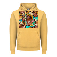Vintage Mustard football cactus sunflower Vintage Hoodie - JahusDesignShop