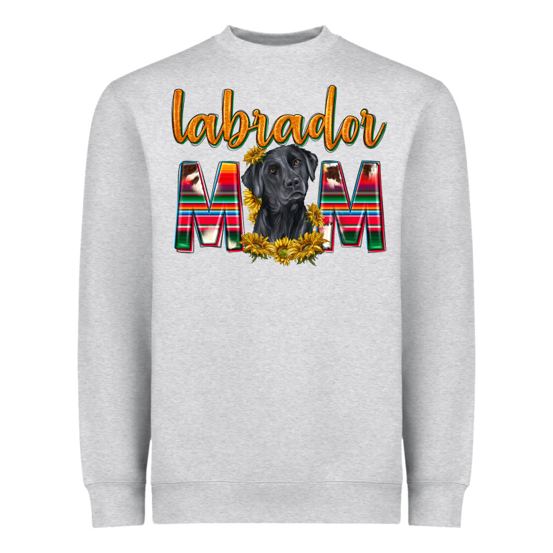 Western Labrador Retriever Mom Heavyweight Sweatshirt by texasbilliewilder | Teevron