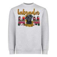 Heather Grey western labrador retriever mom Heavyweight Sweatshirt - texasbilliewilder
