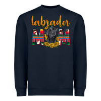 Navy western labrador retriever mom Heavyweight Sweatshirt - texasbilliewilder