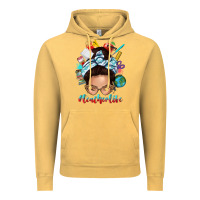 Vintage Mustard teacher life messy bun Vintage Hoodie - texasbilliewilder