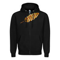 Black Mexican elote corn Zipper Hoodie - AdoDesignShop