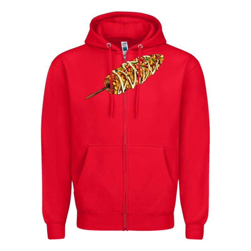 Mexican Elote Corn Zipper Hoodie by AdoDesignShop | Teevron