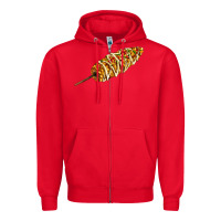 Red Mexican elote corn Zipper Hoodie - AdoDesignShop