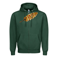 Sports Green Mexican elote corn Zipper Hoodie - AdoDesignShop