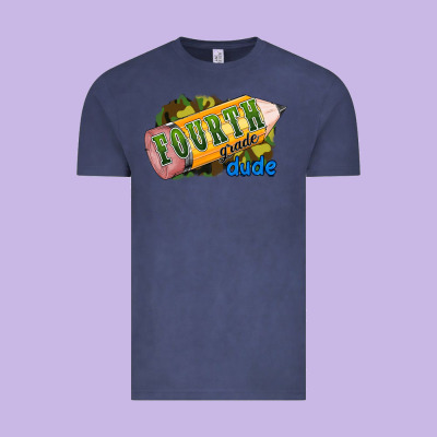 Fourth Grade Dude Vintage Tee Designed By Ranaportraitstore