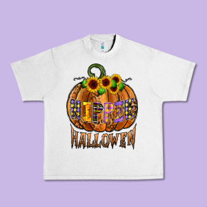 Hippie Halloween Urban Heavy Tee Designed By Cowhidedigitalart
