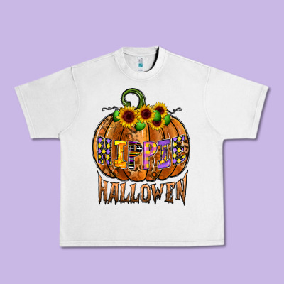Hippie Halloween Urban Heavy Tee Designed By Cowhidedigitalart