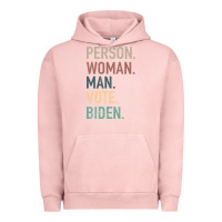 Pigment Salmon Person Woman Man Vote Biden Urban Hoodie - Bettercallsaul