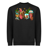 Black cowgirl coffee cups Heavyweight Sweatshirt - Zillion Design Studio