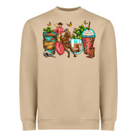 Mushroom cowgirl coffee cups Heavyweight Sweatshirt - Zillion Design Studio