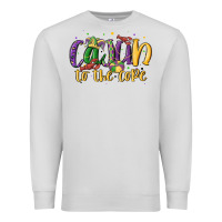 Dove Grey cajun to the core Premium Sweatshirt - MaliasSmallBusiness