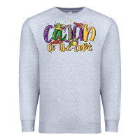 Heather Grey cajun to the core Premium Sweatshirt - MaliasSmallBusiness