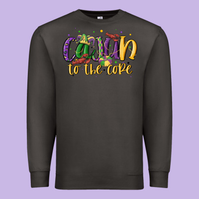 Cajun To The Core Premium Sweatshirt Designed By Maliassmallbusiness