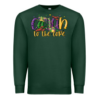 Sports Green cajun to the core Premium Sweatshirt - MaliasSmallBusiness