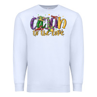 White cajun to the core Premium Sweatshirt - MaliasSmallBusiness