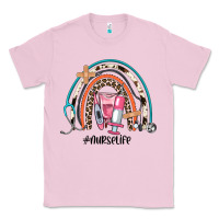 Bubblegum Pink nurse life rainbow Classic Tee - JahusDesignShop