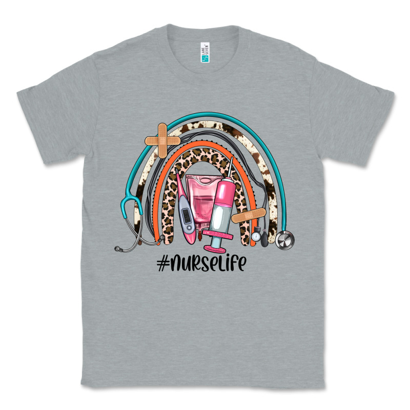 Nurse Life Rainbow Classic Tee by JahusDesignShop | Teevron