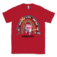 Red nurse life rainbow Classic Tee - JahusDesignShop
