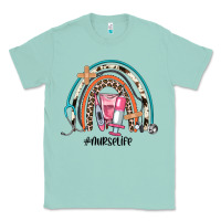 Seafoam nurse life rainbow Classic Tee - JahusDesignShop