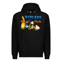 Black daycare dude Premium Hoodie - BundleAndBundleShop