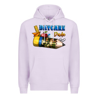 Lilac daycare dude Premium Hoodie - BundleAndBundleShop