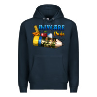 Navy daycare dude Premium Hoodie - BundleAndBundleShop