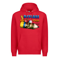 Red daycare dude Premium Hoodie - BundleAndBundleShop