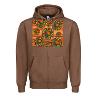 Chestnut autism awareness cowhide leopard sunflower Zipper Hoodie - Artiststas
