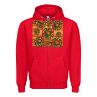 Red autism awareness cowhide leopard sunflower Zipper Hoodie - Artiststas