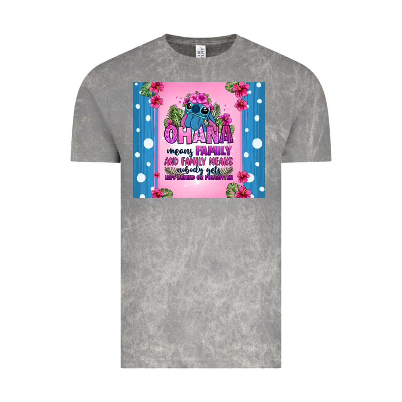 Ohana Means Family Stitch Vintage Tee by Zillion Design Studio | Teevron