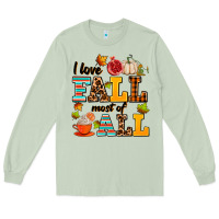 Matcha i love fall most of all Long Sleeve Tee - AdoDesignShop
