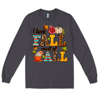 Smoke i love fall most of all Long Sleeve Tee - AdoDesignShop