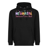 Black nicu nurse neonatal intensive care unit Heavyweight Hoodie - MaliasSmallBusiness