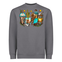 Storm cowboy coffee cups Heavyweight Sweatshirt - Zillion Design Studio