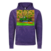 Cloud Purple st patricks day truck shamrock with rainbow tumbler Vintage Hoodie - RanaPortraitStore