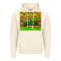 Vintage Artic st patricks day truck shamrock with rainbow tumbler Vintage Hoodie - RanaPortraitStore