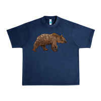 Navy bear Urban Heavy Tee - BarkalooDesign