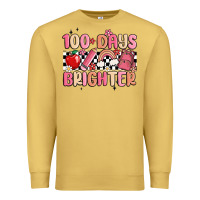 Antique Gold 100 days brighter Premium Sweatshirt - MaliasSmallBusiness